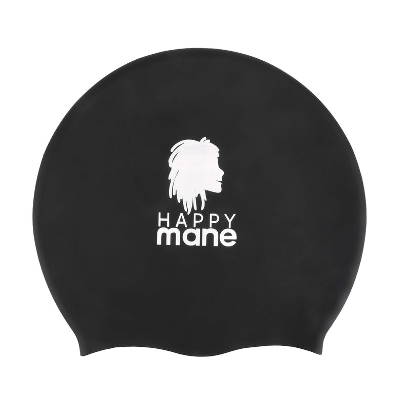 Happy Mane Silicone Swim Cap for Braids and Dreadlocks - Keeps Your Hair Dry While Swimming and Bathing Long Hair, Extensions, and Curly Hair - Large Shower Cap for Women, Men, Kids (Pink, Medium) - Image 3